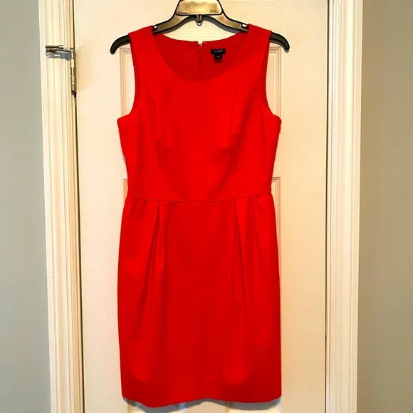 J. Crew | Dresses | J Crew Coral Work Dress Empire Waist Size 6 | Poshmark